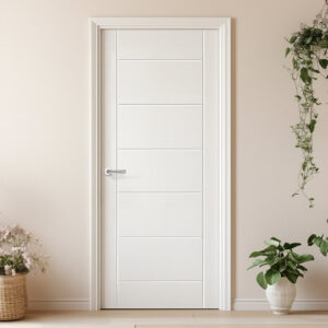PVC Interior Door Flush White