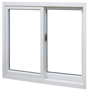 UPVC Sliding Window Aluminum Reinforced 200x180cm
