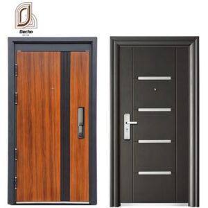 Security Steel Outdoor Door Galvanized Iraq Style